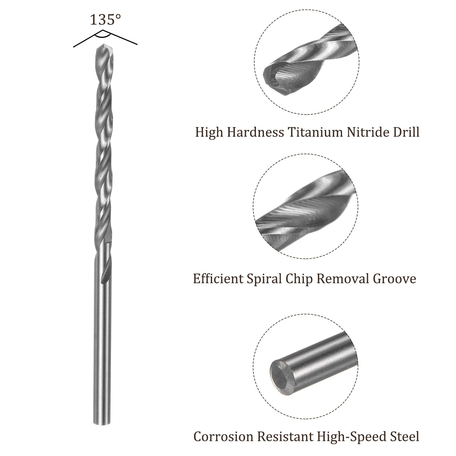 Kozelo 10PCS Twist Drill Bit - Image 2