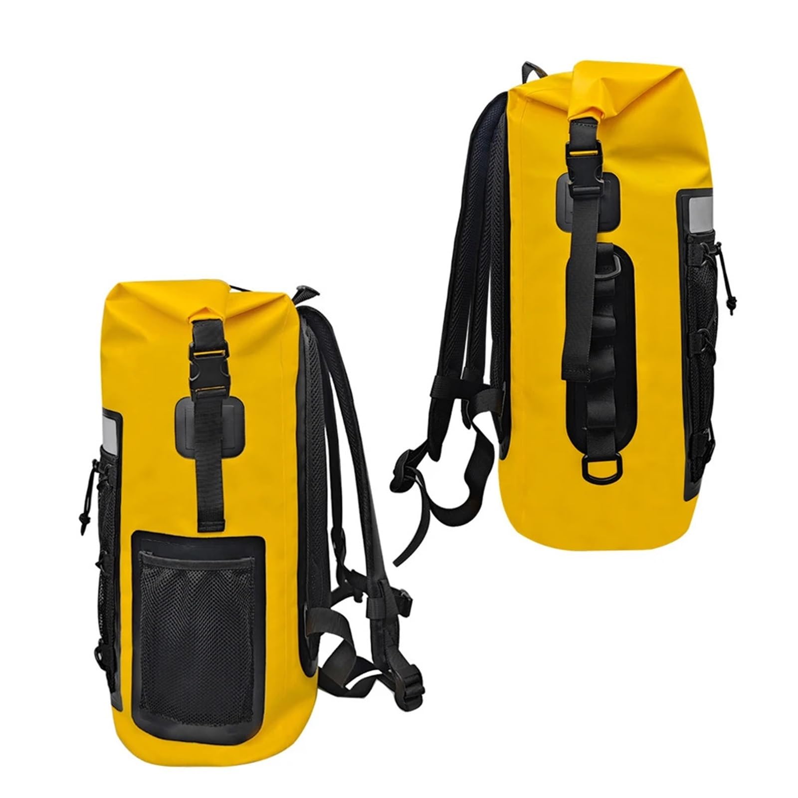 Borsa Impermeabile Zaino impermeabile for kayak, nuoto, trekking(Black)
