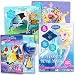Disney Frozen Coloring Book Super Set -- 3 Deluxe Frozen Coloring Books with Frozen Stickers (Super Set)