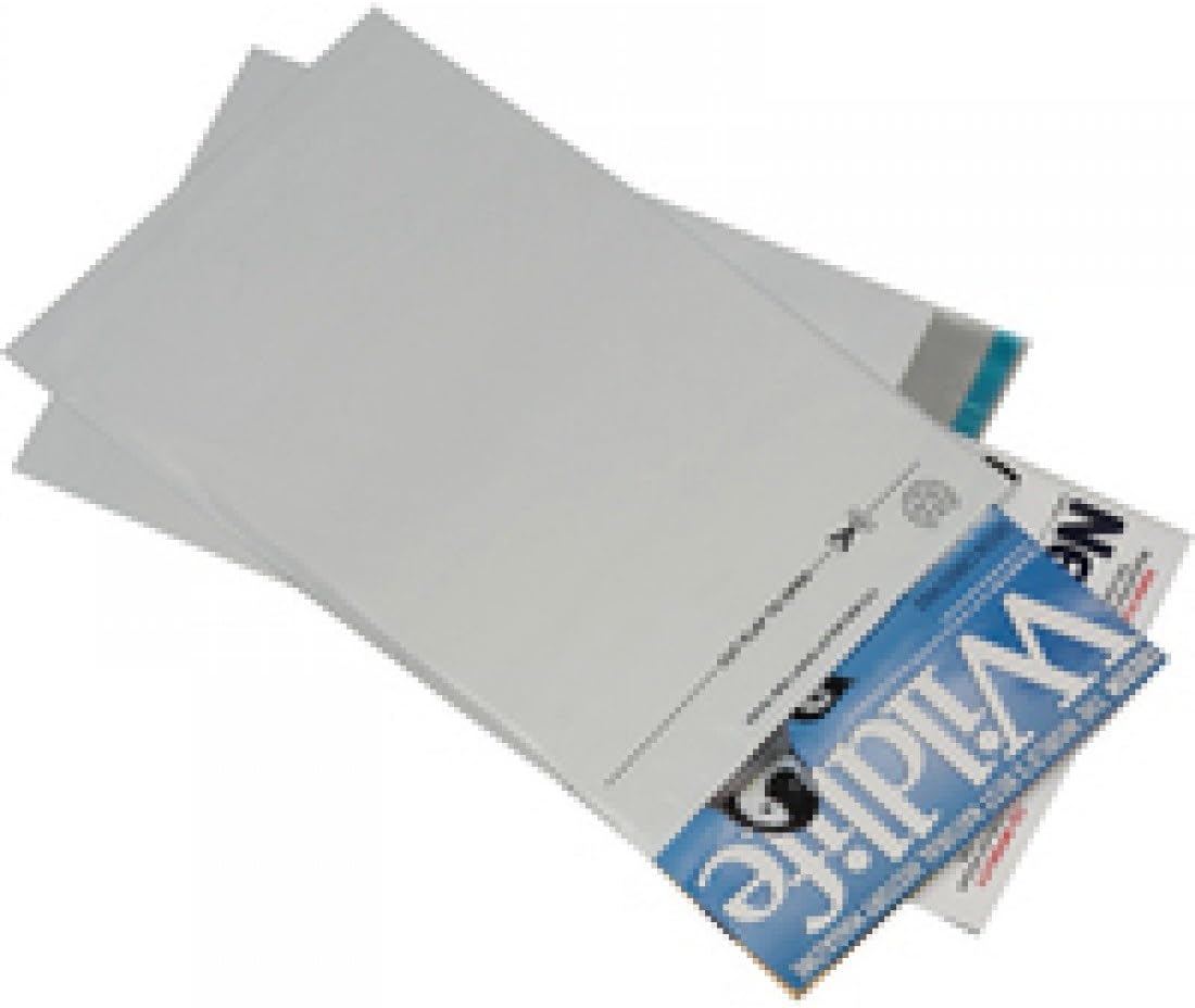 PostSafe PS23 240x320mm Light Weight PostSaver Polythene Envelope Opaque (Pack of 100)