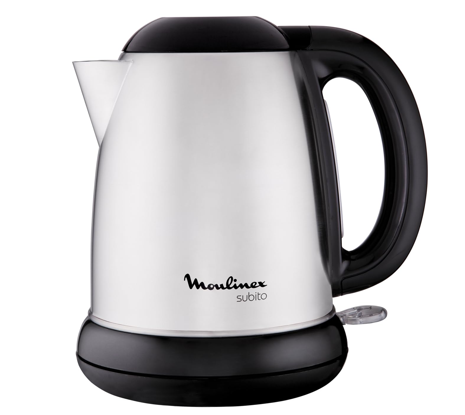 Moulinex BY540D10 Bollitore Elettrico 2200w lt1,7 Preparazione Colazione Arredo tavola, 2000 W, 7 Cups, 1 Decibel, Inossidabile, Acciaio e Nero