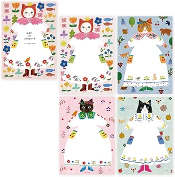 Komesha 20-369 Stationery A5 Aiko Fukawa Cat and onepiece
