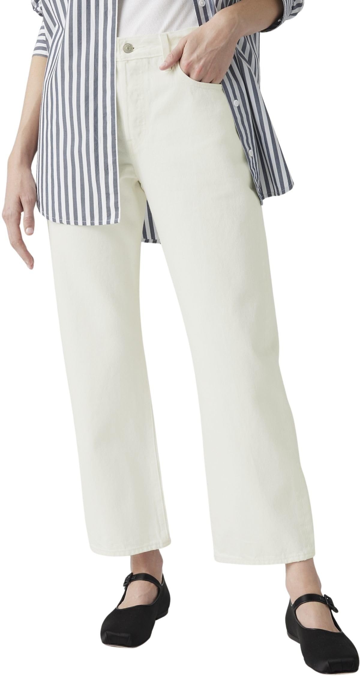 Levi's Hombre Jeans 501 90s Ankle de algodón, Straight Fit