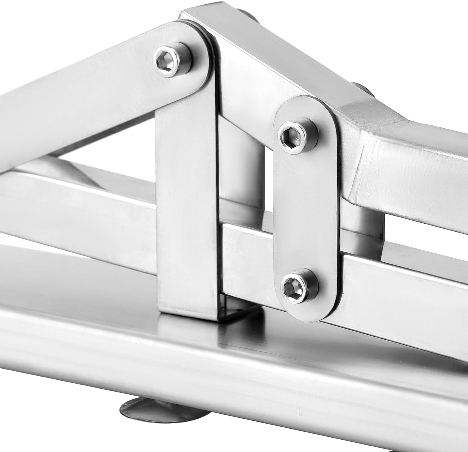 QWORK Stone Crab Claw Cracker, Solid Stainless Steel Construction, Durable Seafood Tool with wide Base, for Stone Crab Claw, Lobster Llaws, and other shellfish