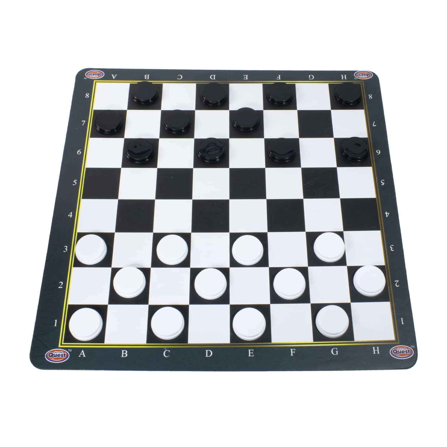 Skoodle Quest Chess & Checker Games (3 in 1 Board Game) Perfect Fun Educational Toy for Teaching & Strategic Thinking 2