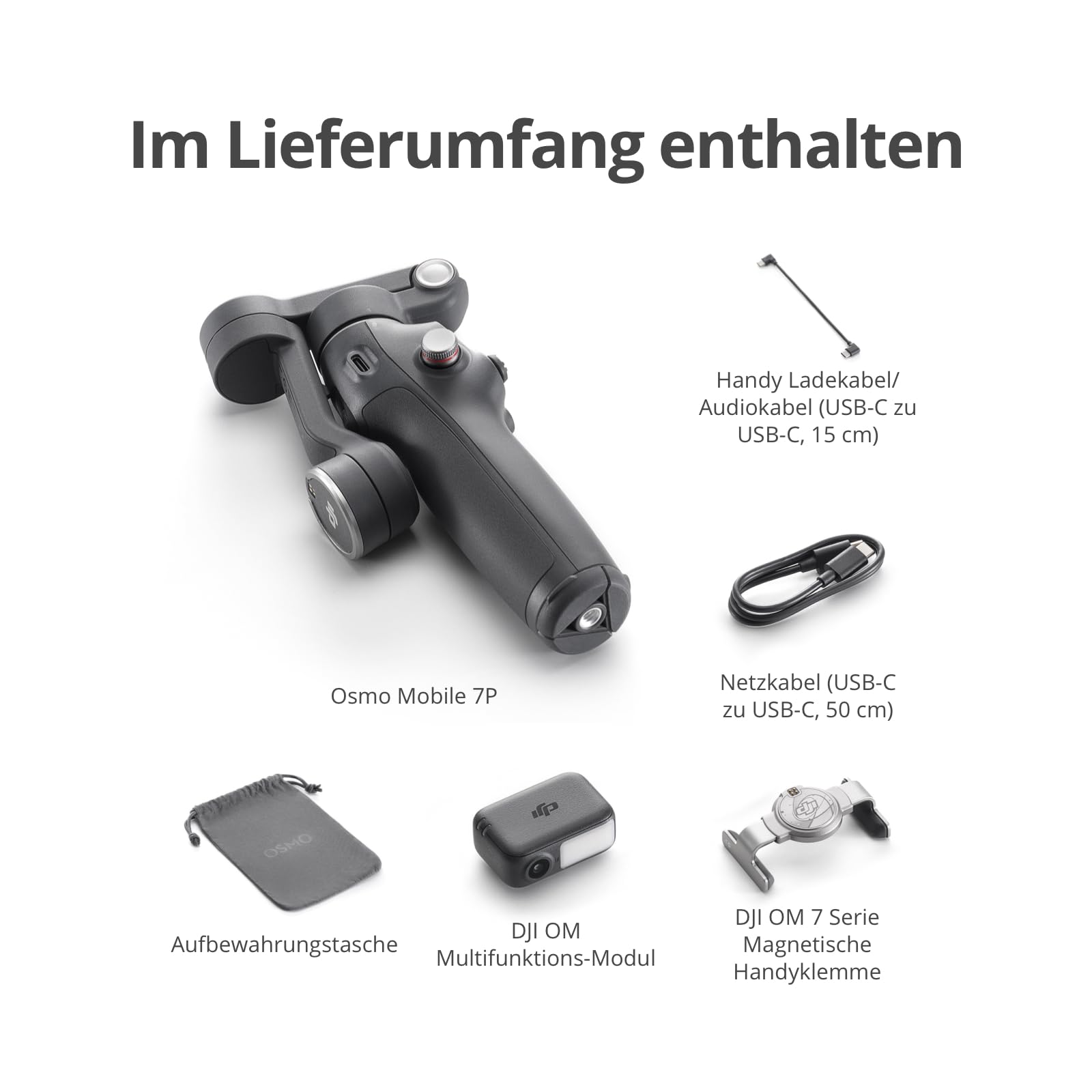 DJI Osmo Mobile 7P Gimbal Stabilizator do Telefonu z Modułem Śledzenia, Oświetleniem i Trójnogiem — miniatura 8