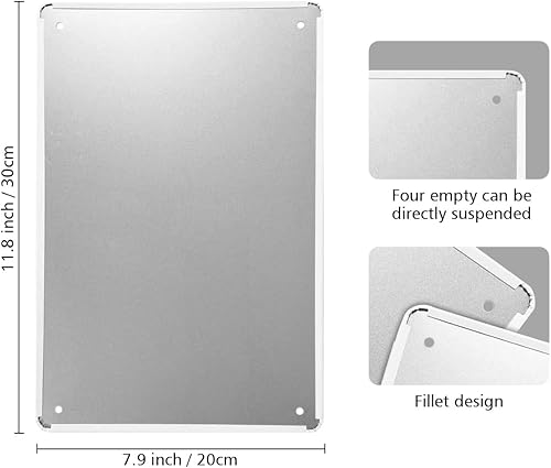 Miniatura 7 de Kercan Cartel de metal retro divertido para pared, letrero de metal retro impermeable y antioxidante, decoración de cueva de hombre, decoración para