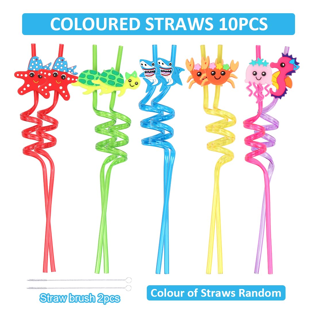 Pajitas Desechables De Plástico Para Fiestas, Bares, Tiendas De Bebidas Hogar Pajillas Coloridas Para Restaurante 300 Uds