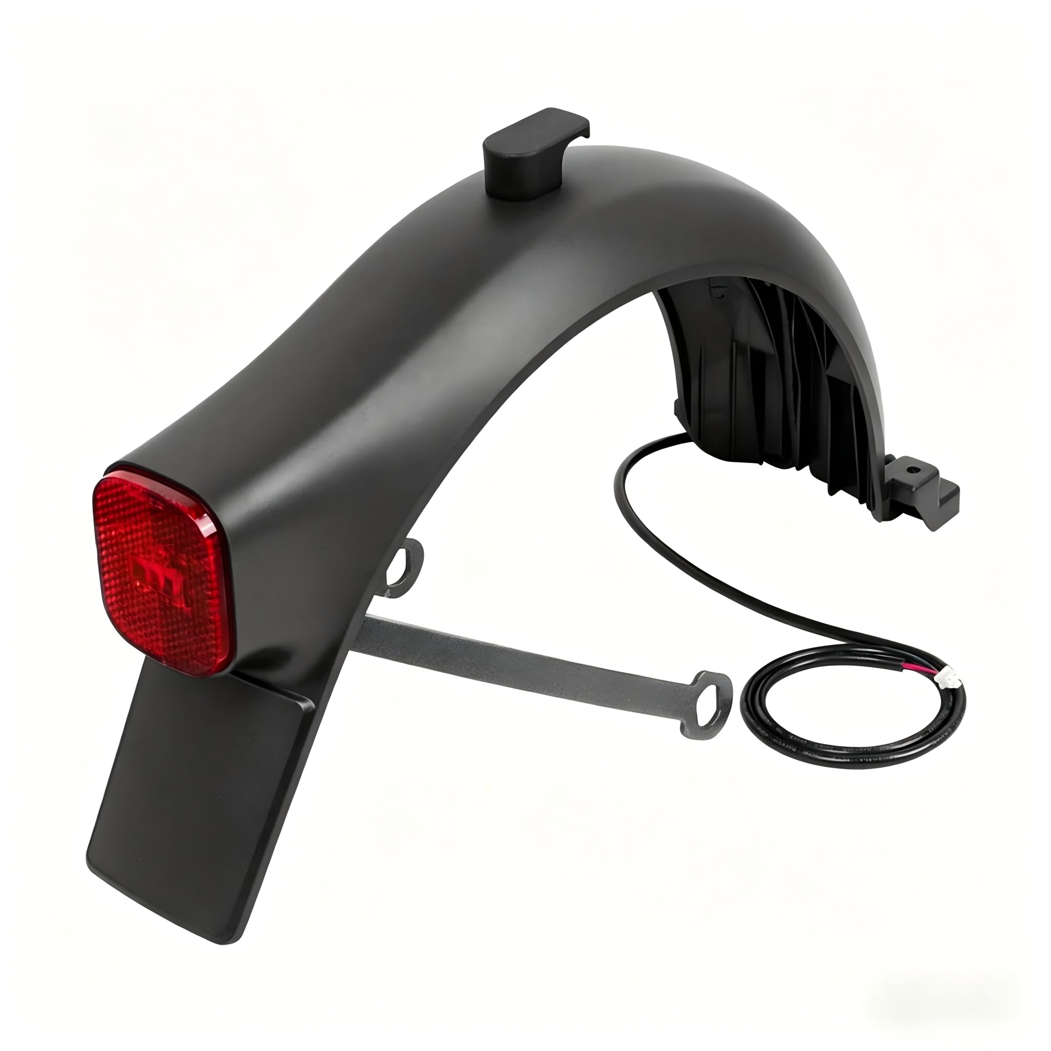 Parafango posteriore per scooter elettrico, adatto per Segway, per NinebotF2/F2 Plus/F2 Pro, con supporto per luce del freno, supporto per parafango, staffa, luci posteriori e parafanghi