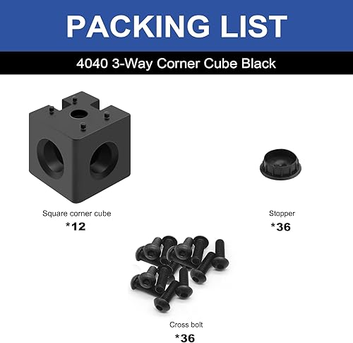 Miniatura 258 de 10 unids 2020 placa de extrusión de aluminio conector esquina L soporte 8020 V ranura hardware ranura T accesorios con tuercas en T y tornillos