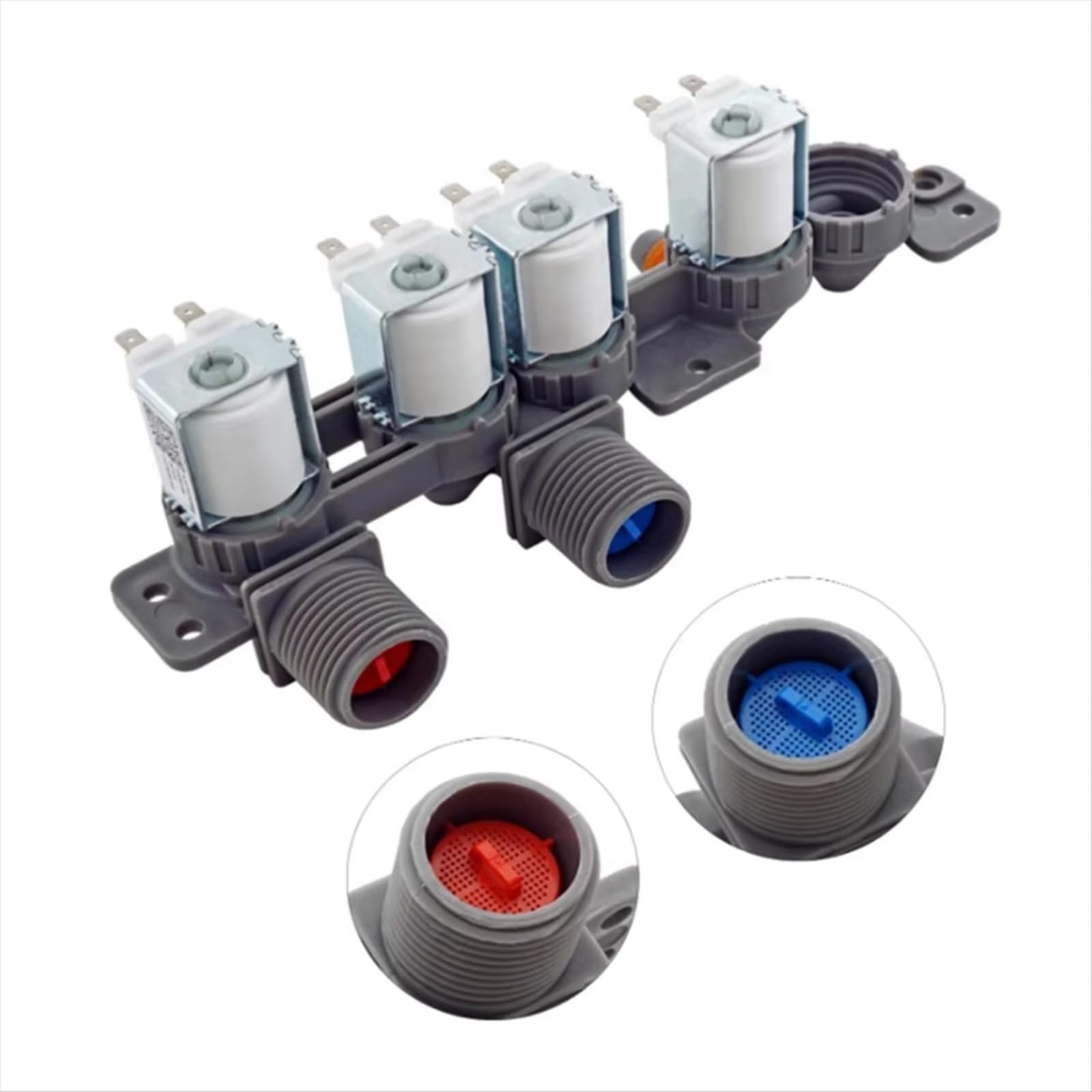 Válvula Agua Solenoide Válvula Entrada Agua Para Lavadora AJU75152602, Para WT7405CW,WT7305CV,WT7305CW,WT7150CW,WT7250CW,WT7880HWA,WT7300CW,WT7900HBA