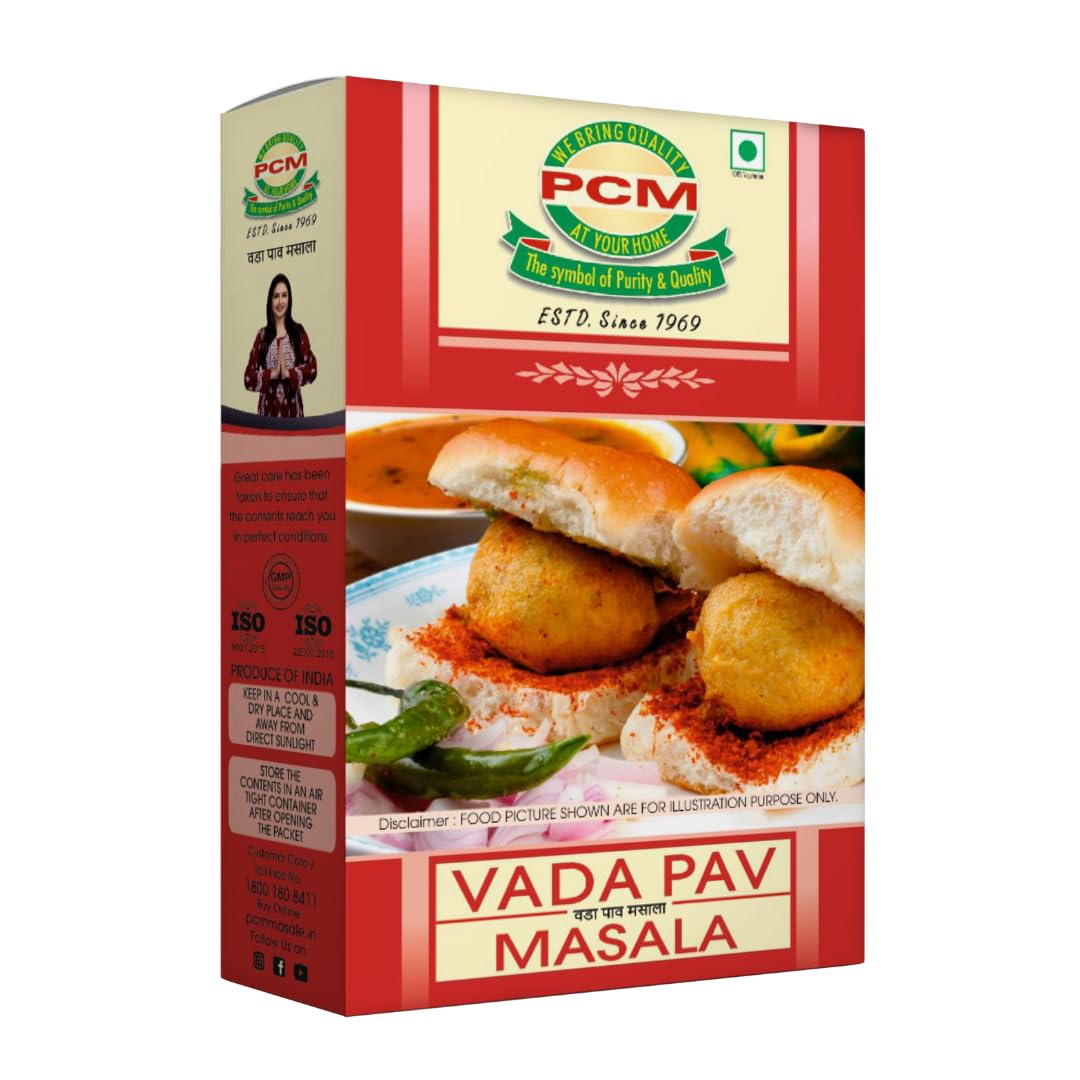 PCM Vada Pav Masala, Pack of 1 x 100g - Unleash the Magic of Mumbais Iconic Street Food (B0D677V6TH) Amazon Price History, Amazon Price Tracker