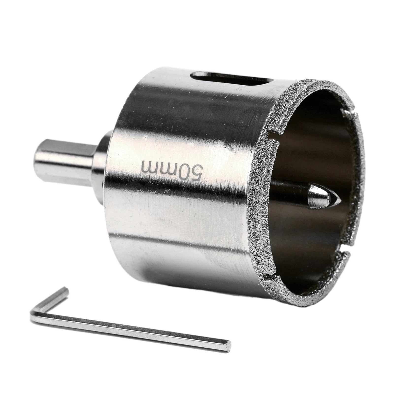 Punte For Seghe A Tazza Diamantate Da 18-125 Mm Con Punta Centrale, Gambo Esagonale, Utensili For Muratura Rivestiti Da 10 Mm For Pietra, Vetro, Granito(70mm)