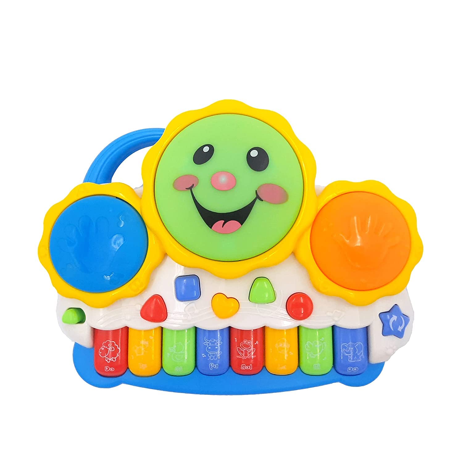 KITIKITTZ Flash Drum with 3D Lights & Music Multi Color (Flash Drum) (B0C6ZX5CXR) Amazon Price History, Amazon Price Tracker