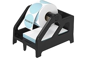 MUNBYN Label Holder for Rolls and Fan-Fold Labels