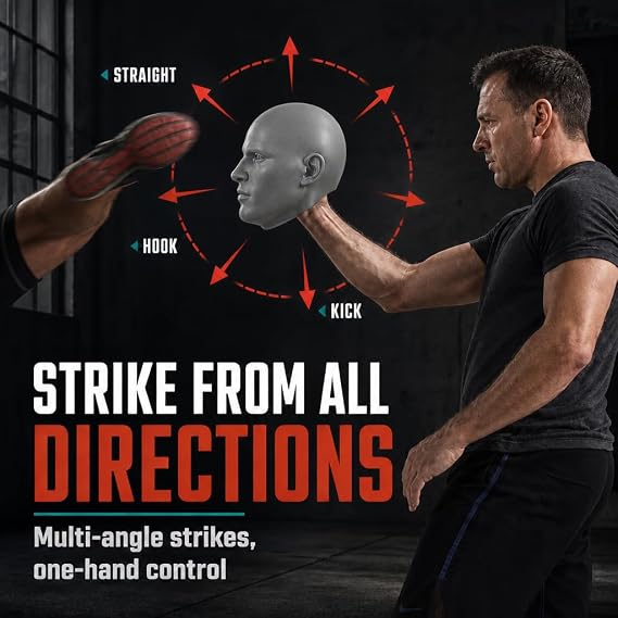 Revgear All Strike Punching Dummy, Human Head Feeling, Training Equipment