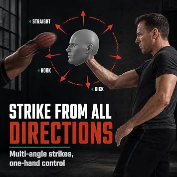 Revgear All Strike Punching Dummy, Human Head Feeling, Training Equipment