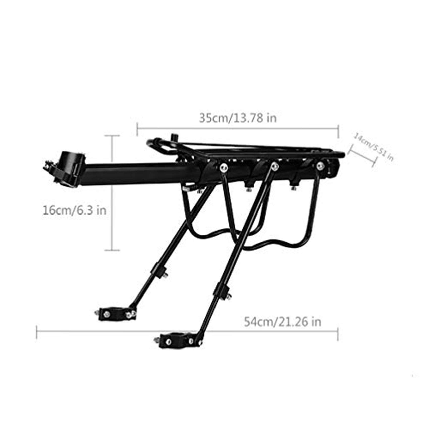 Amazon | Enkrio 自転車 荷台 軽量 リアキャリア 伸縮自在 耐
