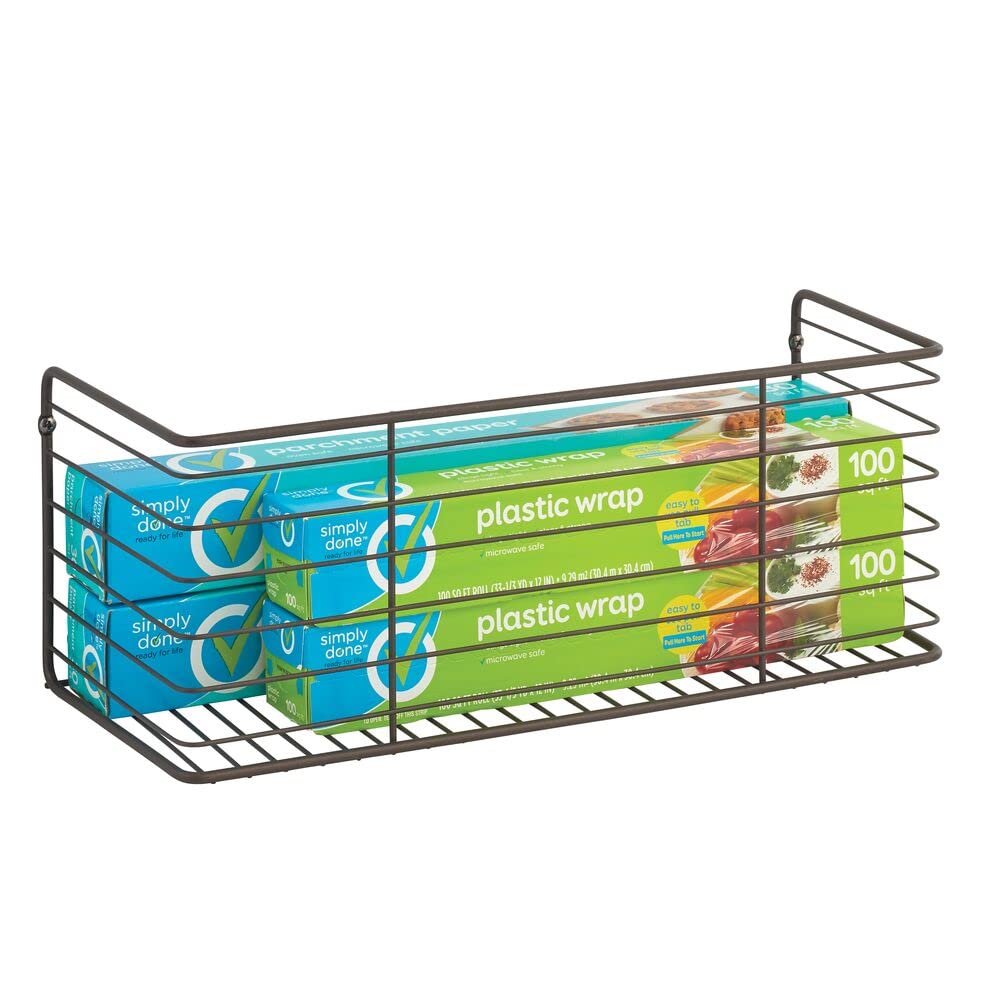 Metall Wandkorb Schwarz - Ablage Für Dokumente Und Bürobedarf