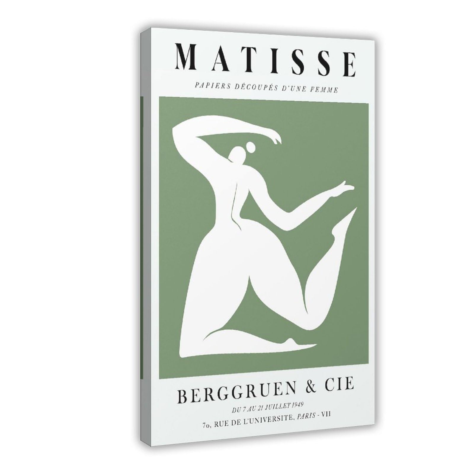 Bareronor Abstract Acrobatic Woman Canvas Poster Bedroom Decor Landscape Office Room Decor Gift 24" L X 36" W