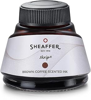 Sheaffer Skrip Coffee Edition Fountain Pen Ink, Brown Coffee-Scented, Premium Writing Ink for Smooth Writing
