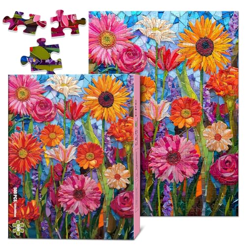 Puzzle Floral 500 Piezas 15 Años