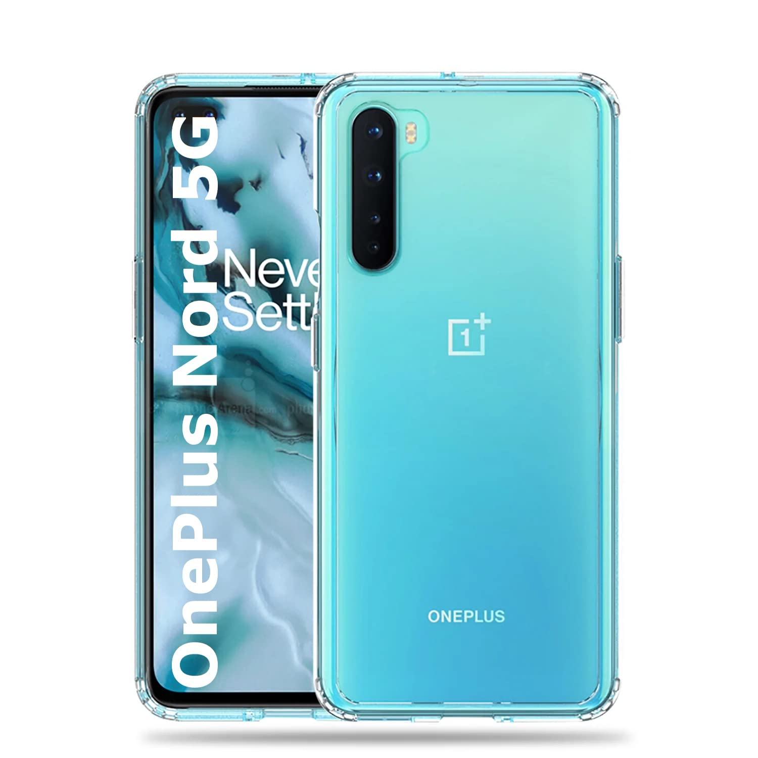 REALCASE OnePlus Nord 5G Back Cover Case | Transparent Clear Gel Soft Slim TPU Silicone Bumper Case Back Cover for Oneplus Nord 5G (B08F3X3R7N) Amazon Price History, Amazon Price Tracker