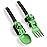 Dinneractive Green Construction Themed Toddler Utensil Set 2-Piece Set Loader & Tractor Toddler Spoons and Forks