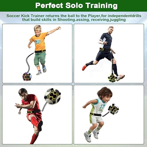 Miniatura 6 de Alfombrilla de entrenamiento de fútbol, antideslizante, silencioso, para entrenamiento de pies de fútbol, agilidad y coordinación, tapete de