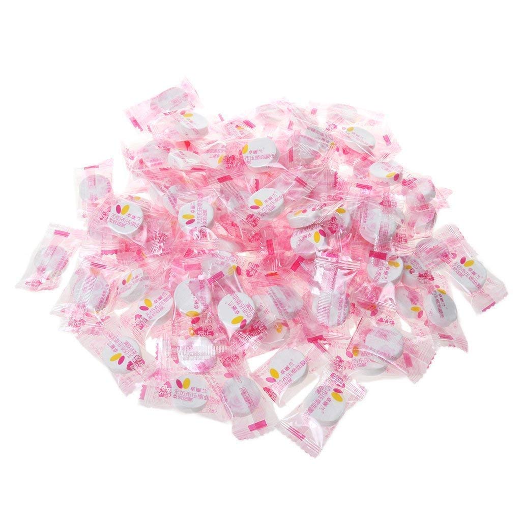 eS³kube Compressed Facial Face Sheet tablets DIY Facial Paper Spa Skin Care - Pack of 50 pcs