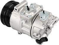 Vista 3 de marddpair Compresor de CA con embrague de repuesto para Beetle Beetle Cabrio Golf Passat Rabbit CO 4574JC