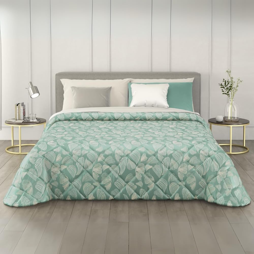 MAXIME MAISON - Colchas Cama 135 Modernas (220x265cm) Colcha de Invierno (300 gr/mq) Cubrecama, Cubre Cama en Satén Jacquard Made in Italy