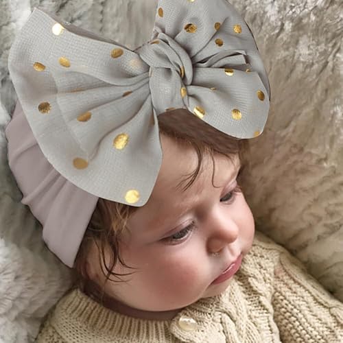 Miniatura 5 de 11 sombreros turbantes para bebé, turbante con lazo, sombrero de hospital infantil para niños pequeños de 0 a 4 años, Juego de 11 piezas