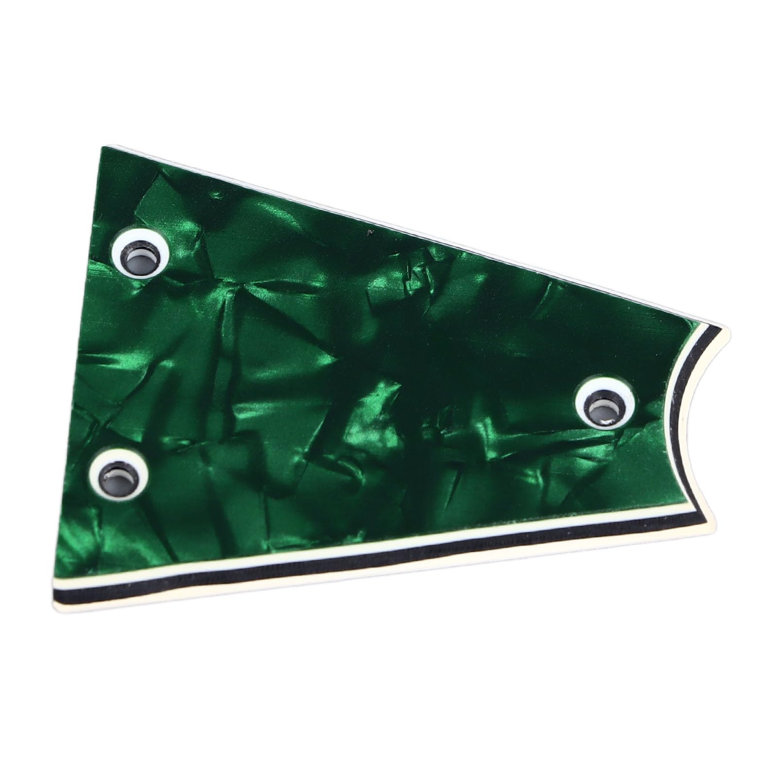 Lot De 4 Couvre-tige De Réglage (truss Rod Cover) Pour Guitare/basse - Plastique Noir 57x27mm