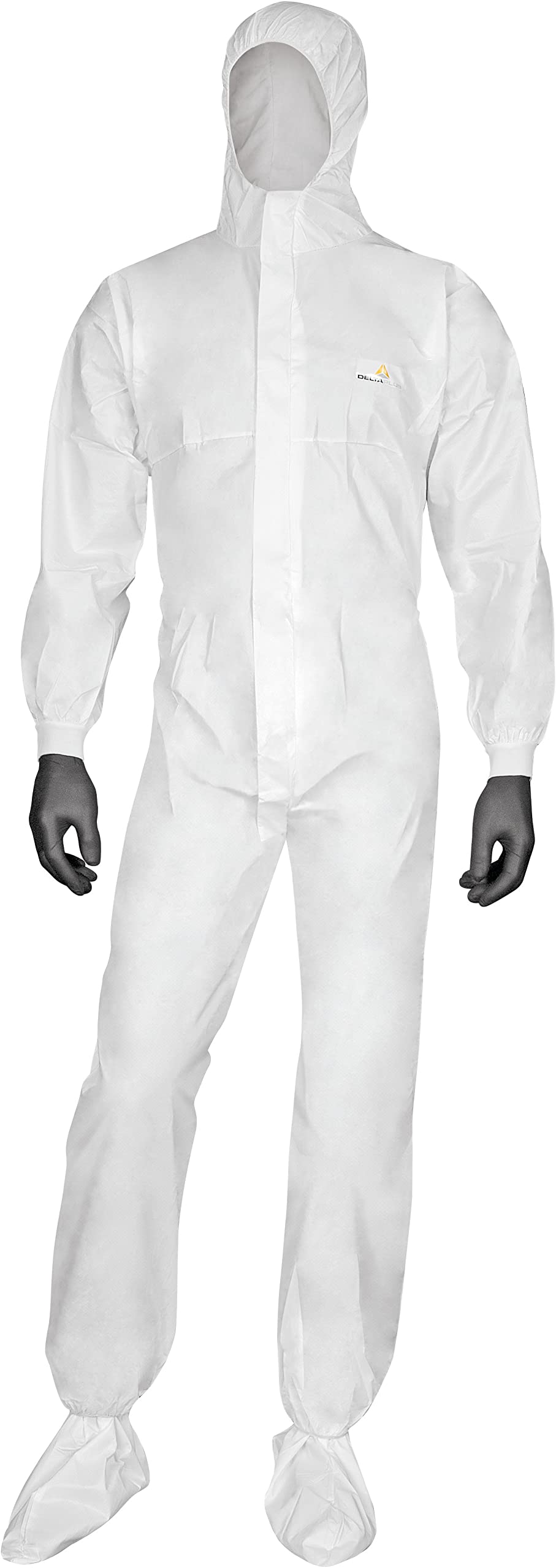 Delta Plus DT119 - DISPOSABLE HOODED COVERALL, TAPED SEAMS, ANTISTATIC TYPE 4/5/6 - White - XL