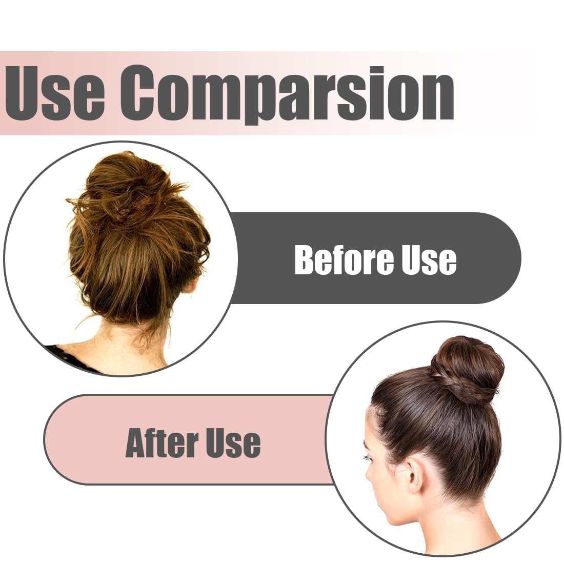 YAYNO 34 Pezzi Set Completo per Chignon 4 Creatore per Pane Retine Forcine Capelli Elastici Per Capelli Ciambella Accessori per Acconciature Ragazze e Ballerini Acconciature