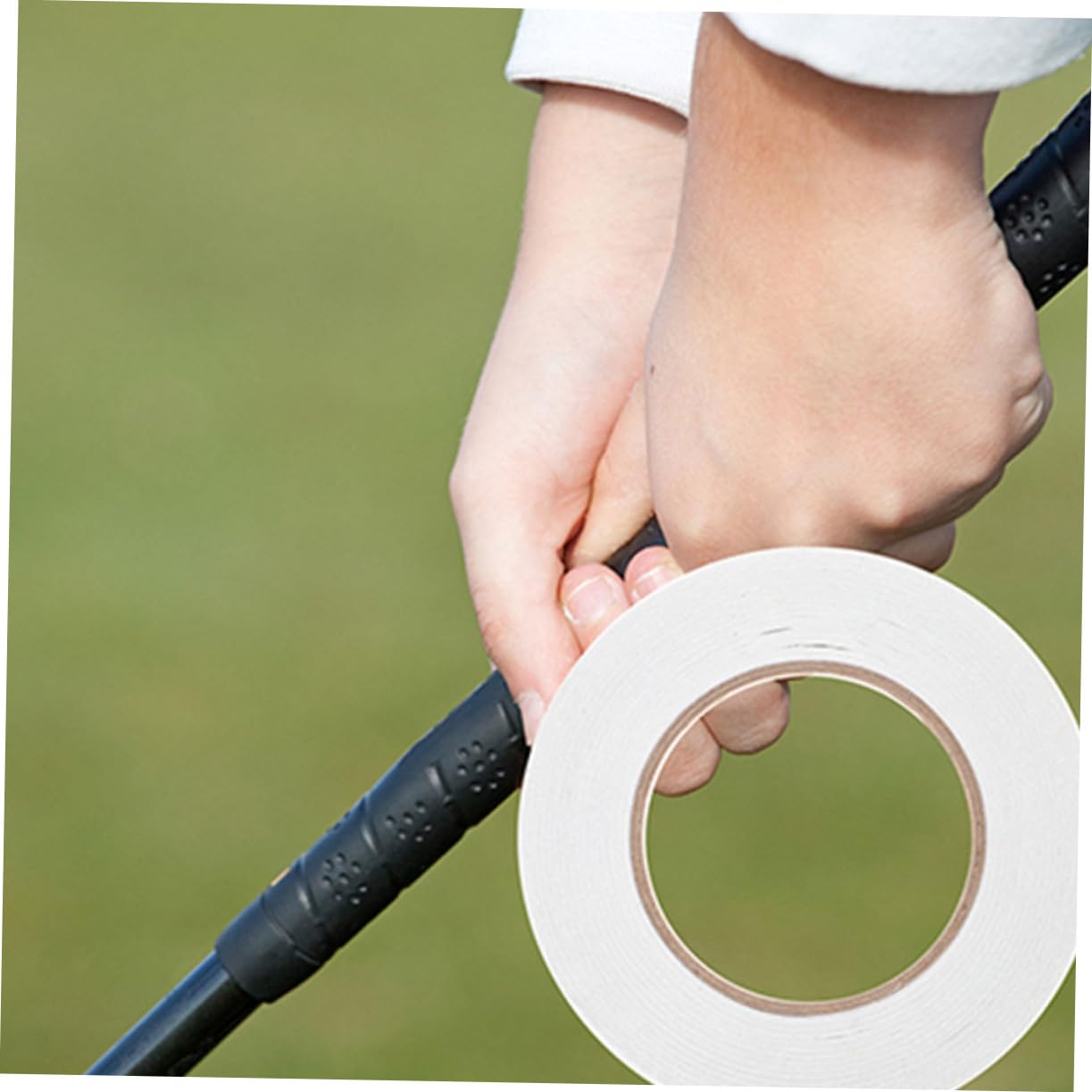 GOOHOCHY 1 Roll Golf Grip Glue Golf Grips Thin Masking Tape Packaging Tape for Shipping Strips with Adhesive Putter Kit Gaffers Tape Drywall Golf Grip Tape Strips Golfing Duct White Paper