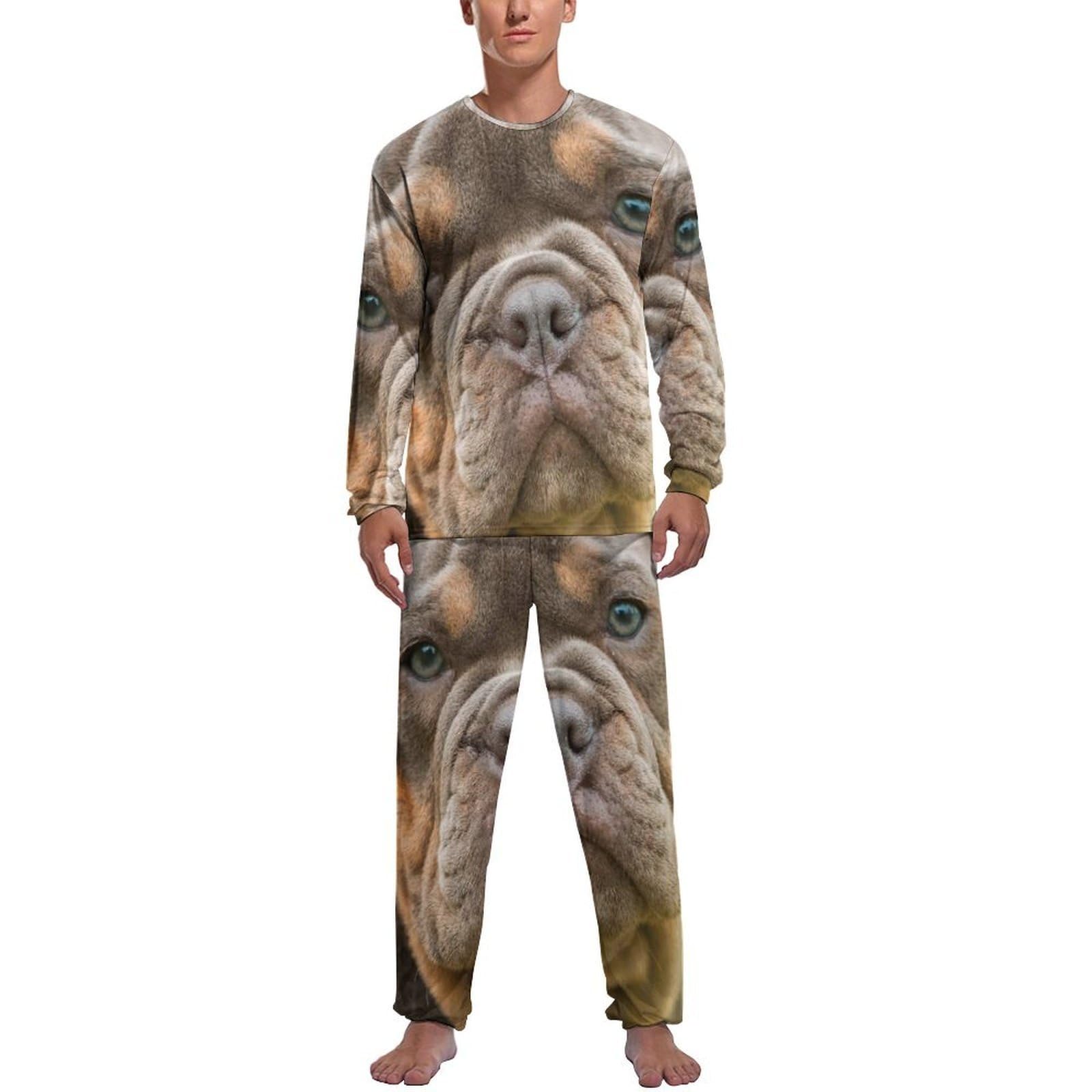 Pyjama homme haut et bas chiot : la solution contre les nuits agitées - 6