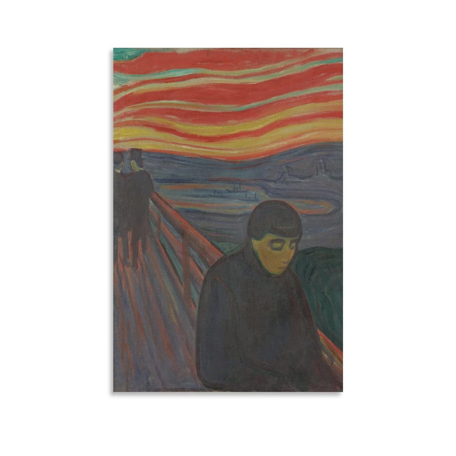 Amazon.co.jp: Edvard Munchエドヴァルド・ムンク絵画作品『絶望