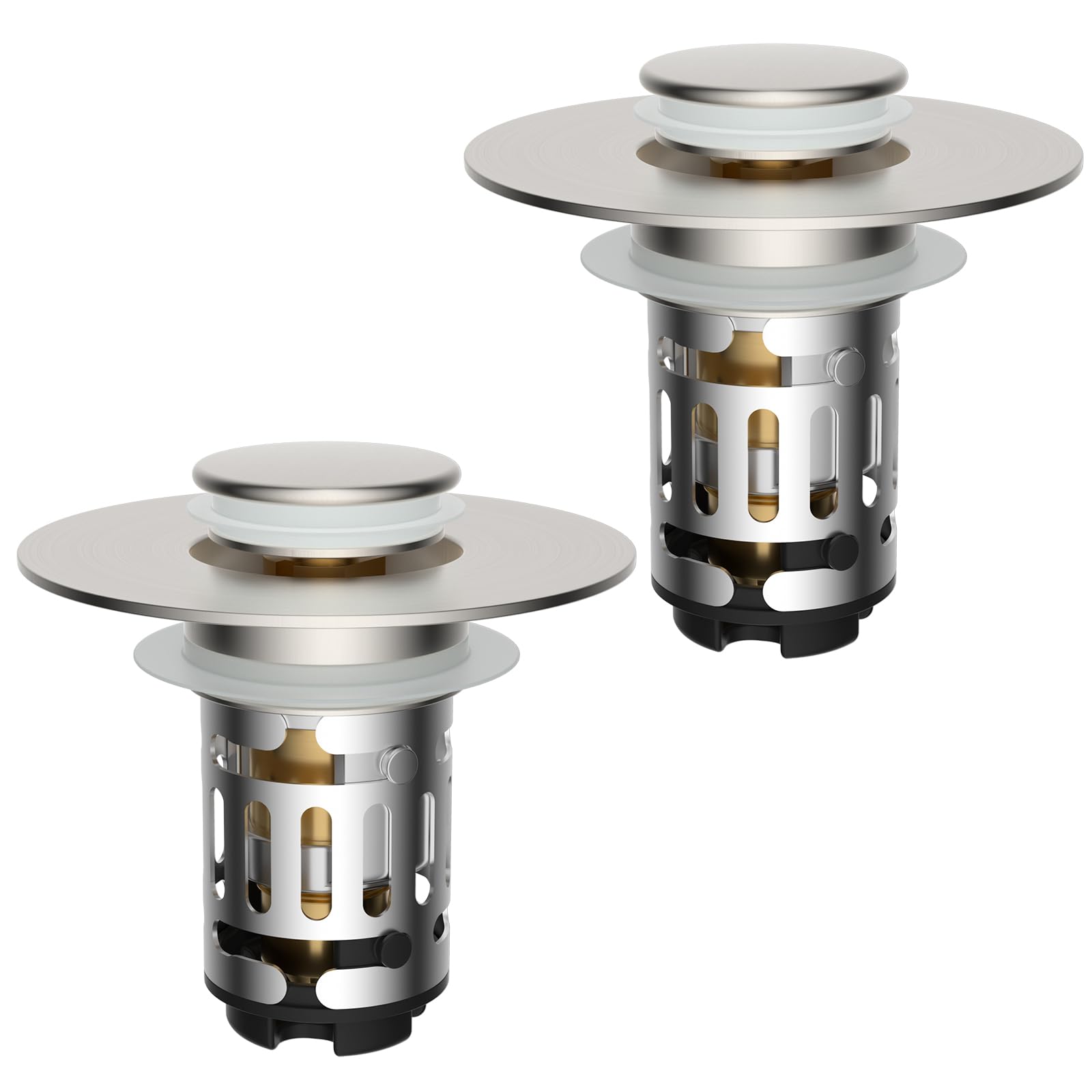 Hibbent 1 Bathroom Sink Drain Strainer Universal