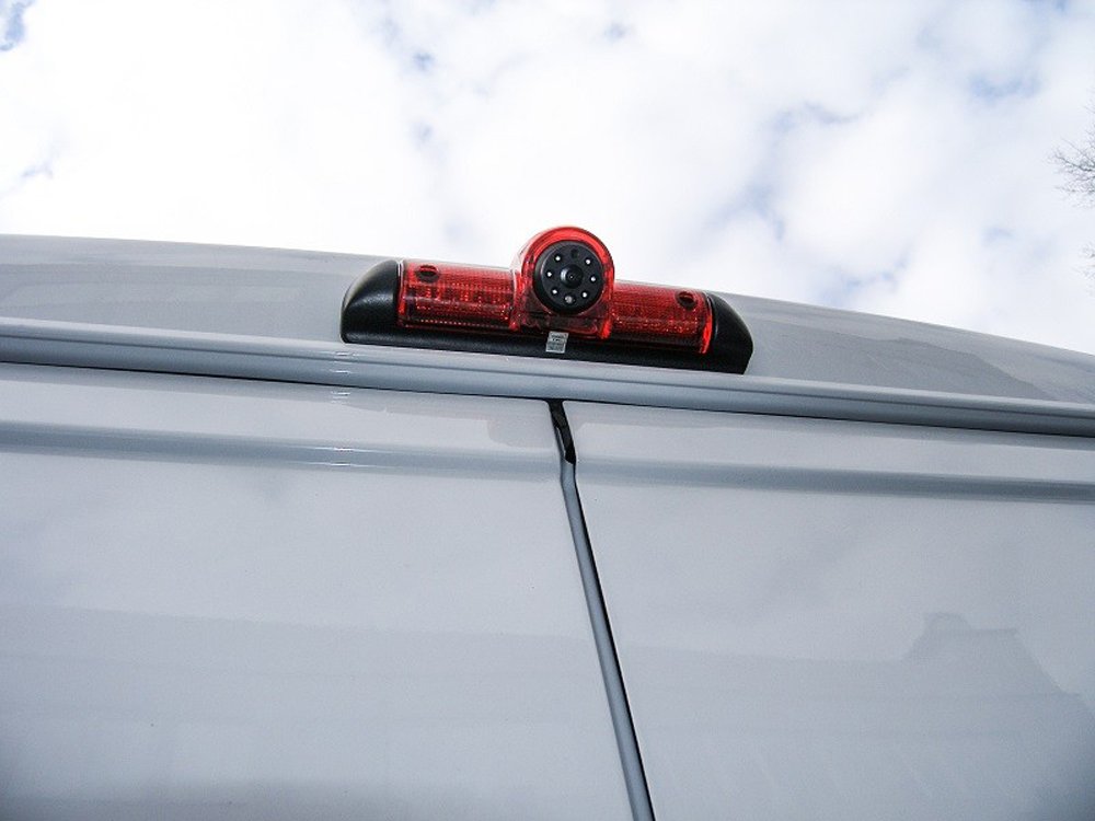 Transporter Van Telecamera Auto Posteriore,Visione Notturna IR HD Impermeabile,Macchina Fotografica con Luce Freno Telecamera Retromarcia per Ducato X250 Peugeot Boxter Citroen Jumper Dodge