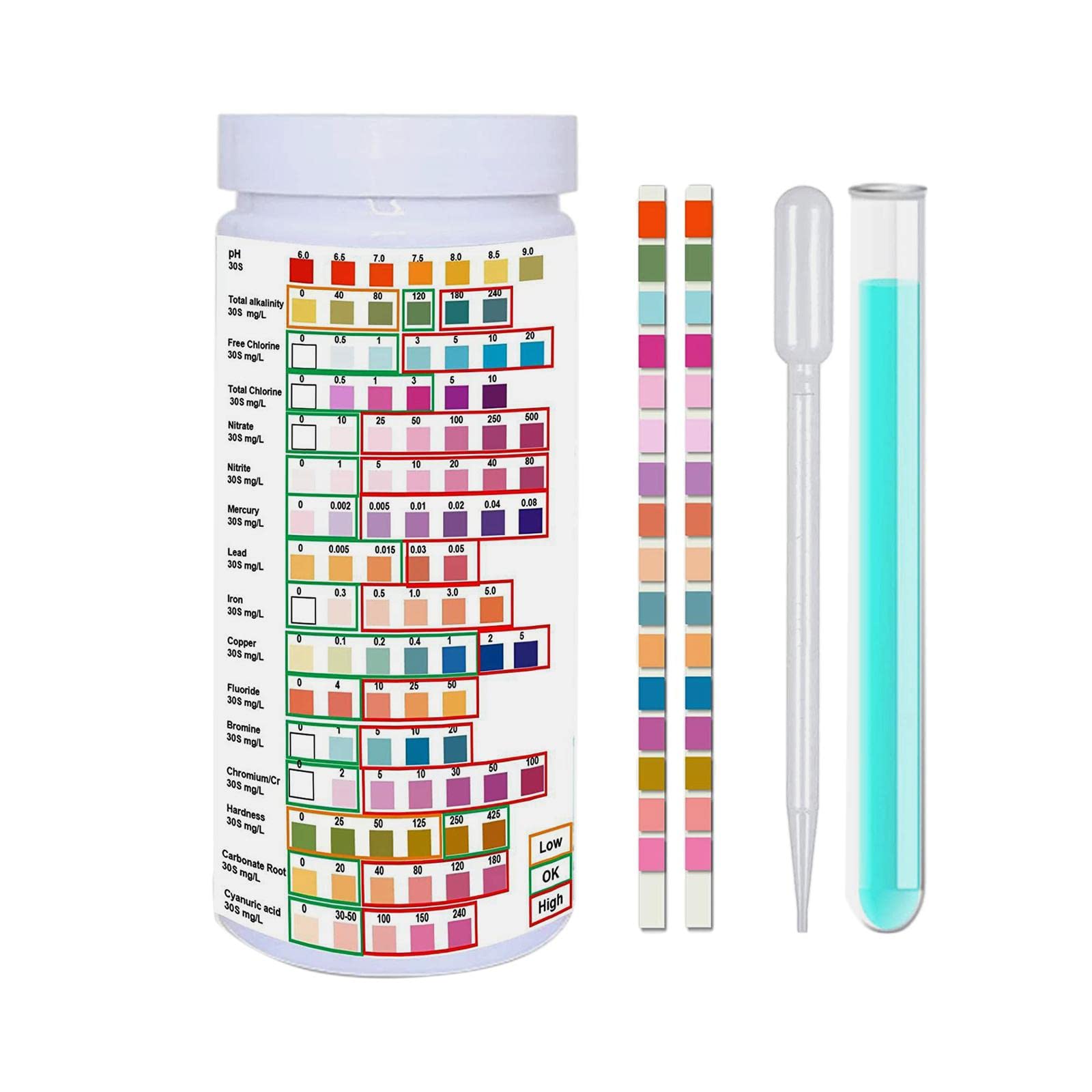 THE STYLE SUTRA® Water Testing Kits Liquid Indicator Paper for Pools Drinking Water Fish Tank 50pcs | Home & Garden | Yard Garden & Outdoor Living | Pools & Spas | Pool Chemicals & Testing-image-24