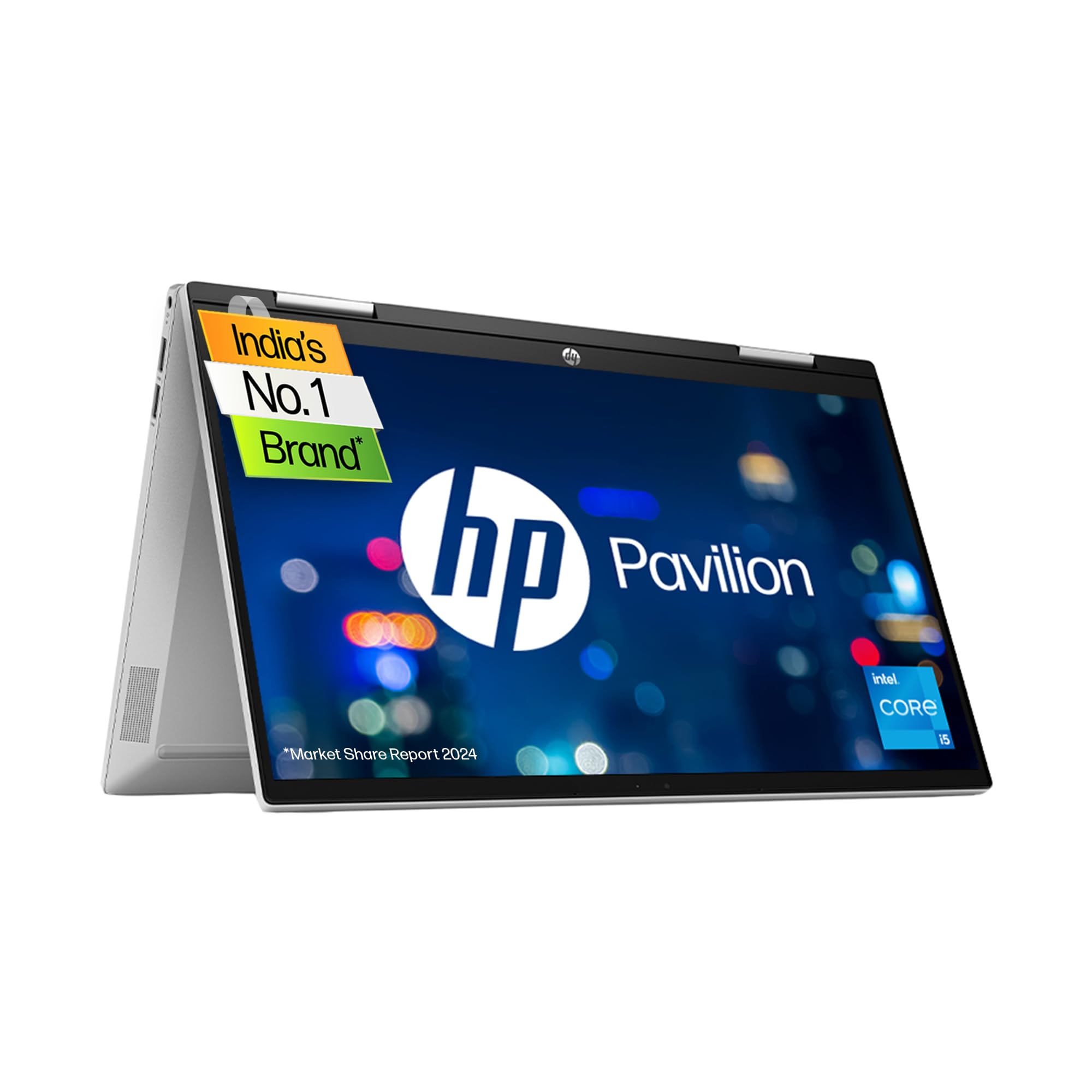 HP Pavilion x360, 11th Gen Intel Core i5-1155G7, 14-inch (35.6 cm), FHD, 16GB DDR4, 512GB SSD, Intel Iris Xe Graphics, FPR, Backlit KB, Audio by B&O (Win 11, MSO 2019, Silver, 1.52 kg), dy1048TU (B09VQ4ZT6G) Amazon Price History, Amazon Price Tracker