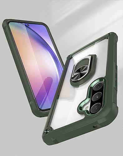 Miniatura 9 de Funio Funda invisible para Samsung Galaxy A54 5G con protector de pantalla, 1 unidad y protector de lente de cámara, 2 piezas de parte trasera dura