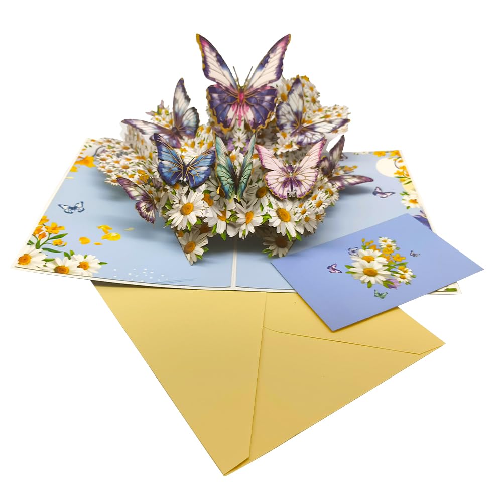Cartes de vœux pop-up 3D pour femme – Cadeau attentionné pour maman, épouse, petite amie, sœur, fille, amie | Pour anniversaire, remerciement, Saint-Valentin, Noël, fête des mères « Thinking of You