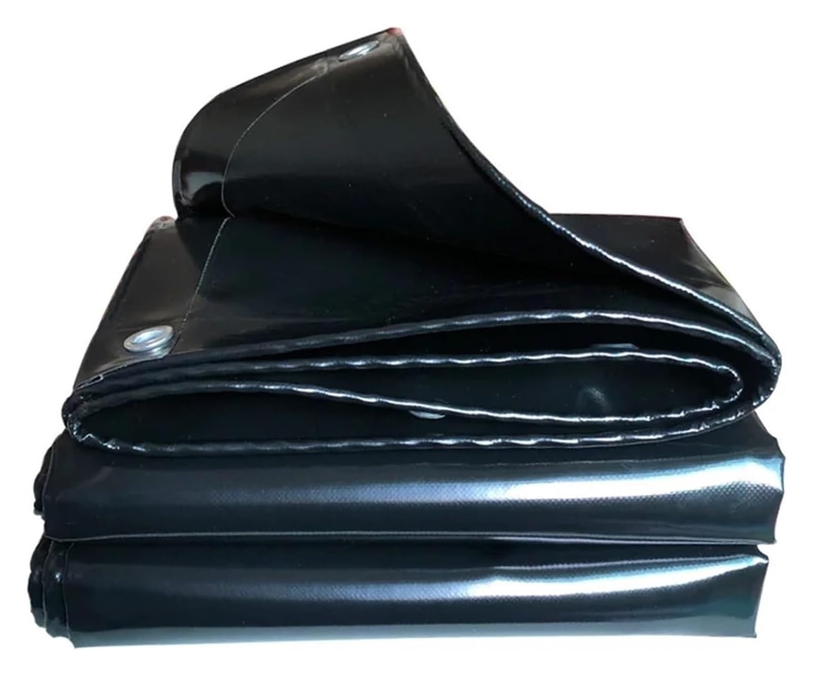 Heavy Duty Waterproof Cover Tarp, 0.5mm PVC Tarpaulin 600gsm Multicolor Multiple Sizes(600gsm Black,2x3.0m)