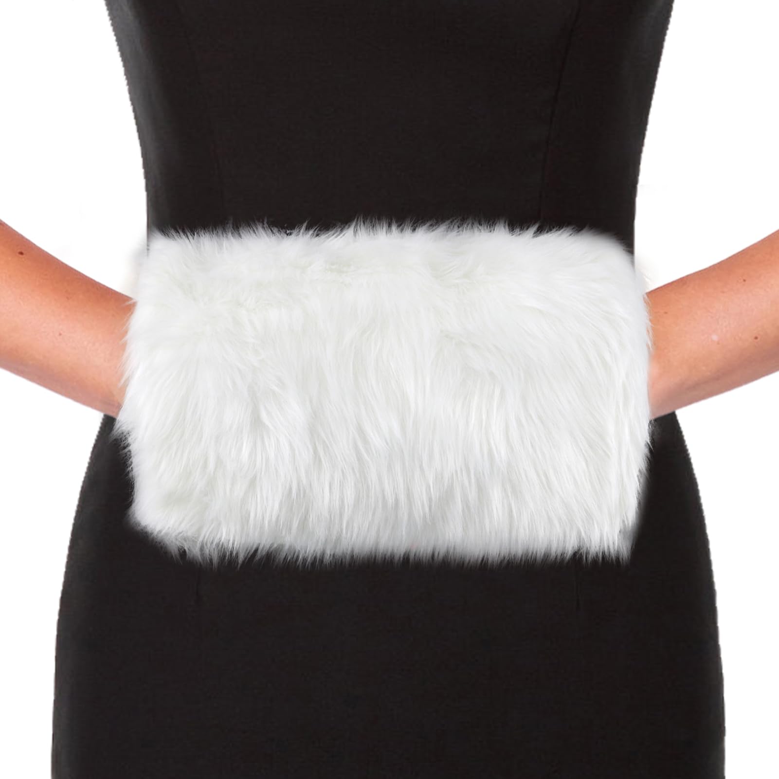 Capa Mujer con Capucha Pelo Abrigo Largo para Invierno Elegante Chal Disfraces Boda Fiesta Navidad Halloween