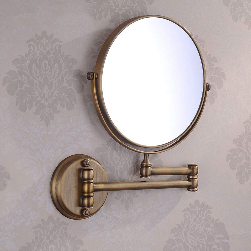 Amazon.co.jp: メイクアップミラー 8 インチ両面回転壁掛けミラー