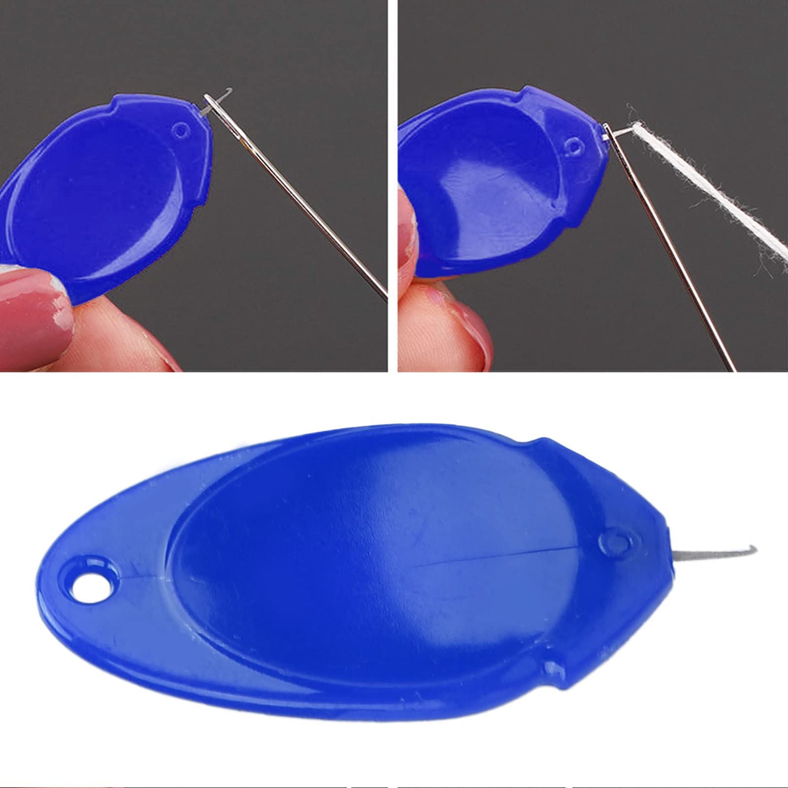 12pcs Enfile-Aiguille, Enfile Aiguille Couture Main Automatique Simple Et Machine à Bouche De Poisson Enfile-Aiguille En Plastique Pour Machine à Coudre Outil D'Enfilage De Pointe D'Aiguille