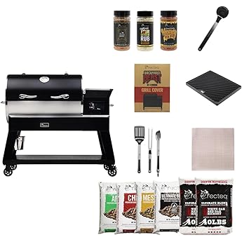 recteq Pellet Smoker Grill Deck Boss 800, Electric Pellet Smoker, Outdoor Grills & Smokers, Wi-Fi-Enabled BBQ Grill